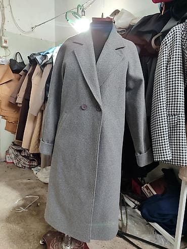 Пальто: Пальто, Классика, Зима, Стеганый, Длинная модель, Оверсайз, Все размеры — 8