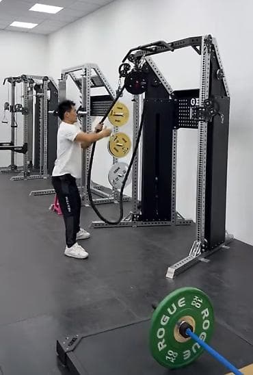 резинка для скул: Силовой тренажер, Для спины — 1