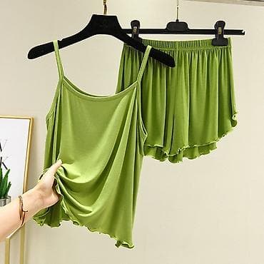 s: Комплект, Майка, Шортики, Вискоза, Высокая талия, Бесшовная модель — 2