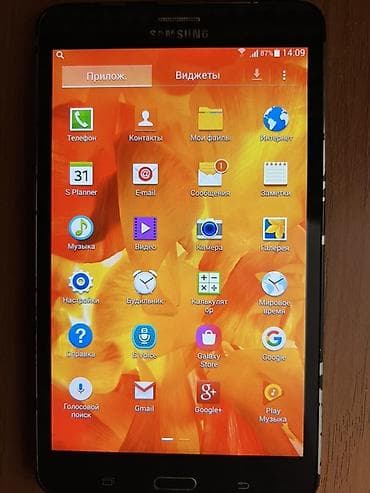 Техника и электроника: Планшет, Samsung, 6" - 7", 3G, Б/у, Классический цвет - Черный — 1