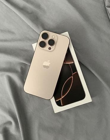 iphone 6 16 gb gold: IPhone 16 Pro, Б/у, 256 ГБ, Золотой, Чехол, Коробка, 92 % — 1