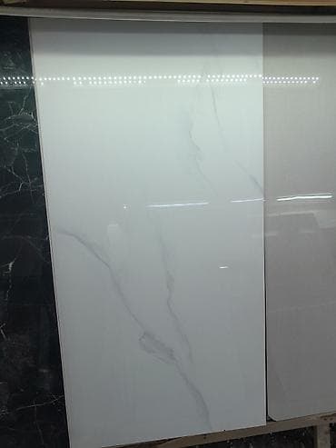 Назначение: Для пола, цвет - Белый, Глянцевое покрытие, 60x120 см