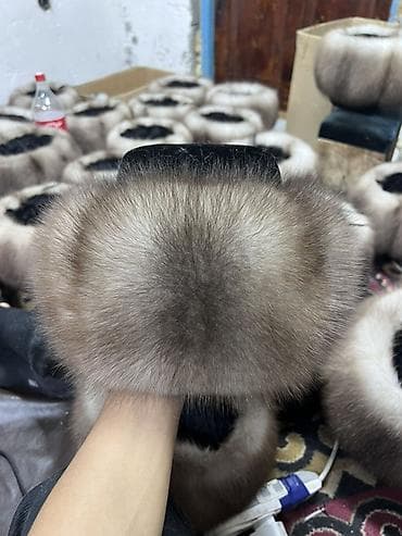 пальто шерстяное: Шапка, Ушанка, Зима, С отворотами — 1