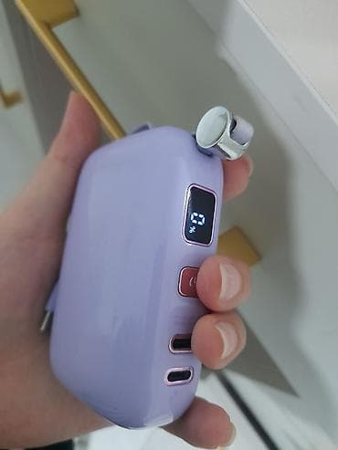 hoco es11: Компактный многофункциональный гаджет в лавандовом цвете: пауэрбанк с — 1