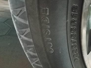 mazda mx 3: Шины 225 / 55 / R 18, Лето, Б/у, Комплект, Внедорожные (АТ/МТ), Япония, Yokohama — 2