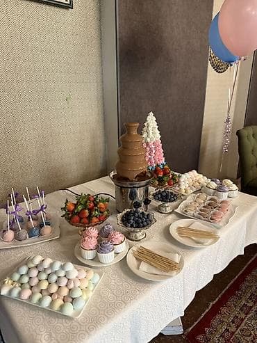 Шоколадный фонтан для праздников и мероприятий - Многоярусная