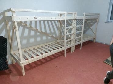 мебель из сосны на заказ: Буйрутма эмеректер, Уктоочу бөлмө, Матрас, Керебет, Диван, кресло — 4