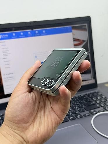 pixel 3 xl: Samsung Z Flip, Б/у, 256 ГБ, цвет - Зеленый, 1 SIM, eSIM — 2