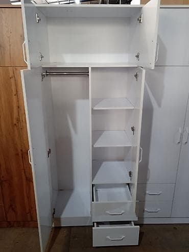 Эмерек: Шифоньерлер, кийидер үчүн шкафтар, Жаңы, Түз, ЛДСП — 3