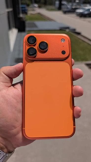 16 про макс бу: IPhone 17 Pro Max, Б/у, 256 ГБ, Оранжевый, Защитное стекло, Коробка, 100 % — 1
