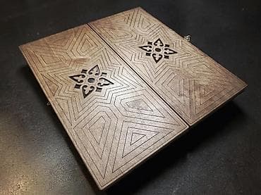 Нарды 1030 компактные. В раскрытом виде нарды имеют размер 41х39 см — 7