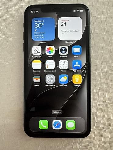 apple studio display: IPhone 11, Б/у, 128 ГБ, Черный, Коробка, 76 % — 2