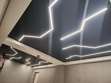 Натяжной потолок: Натяжной потолок Матовое, Глянцевое, 3D потолки Бесплатный замер, Гарантия, Монтаж — 3