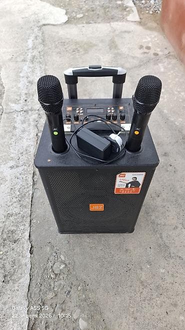 сайма модем: Портативная акустическая система JBZ с двумя беспроводными микрофонами — 2
