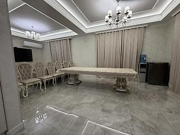 Пластиковые столы: Роскошный обеденный стол в классическом стиле. - Форма: прямоугольная — 1