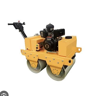 Вибро каток Ручной двухвальцовый вибрационный каток Компактный