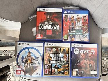 игра ps4: Игровая консоль PlayStation 5 (дисковая версия) с комплектом — 2