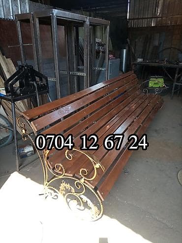 скамье: Скамейка Со спинкой, С крышей — 9