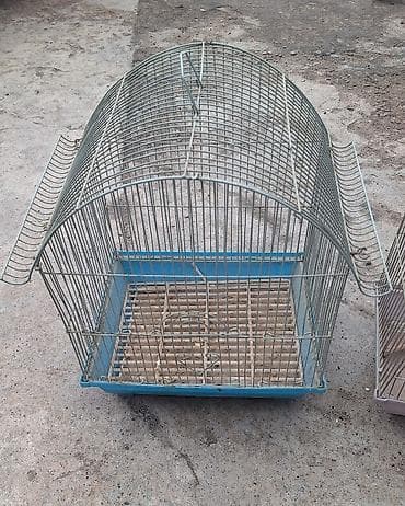 курица бролер: Клетки для птиц (2 шт.) - Материал: металлические прутья, выдвижные — 1