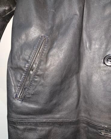 Киреге берилүүчү кийимдер: Кожаный плащ. Женский. Винтаж. Б/У. производство Польша. размер — 2