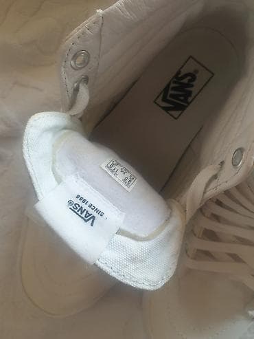 Мужская обувь: Мужские кроссовки, 42, Vans, Б/у, цвет - Белый, Самовывоз — 6