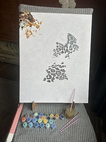 краска работа: Продам картину, месяц рисовала сама. Отличный вариант на подарок или — 4