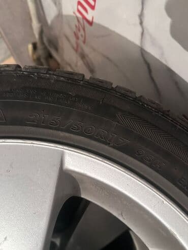 диски на мерседес w210 бишкек: Колеса в сборе 215 / 50 / R 17, Зима, Б/у, Комплект, Легковые, Литые, отверстий - 5 — 3