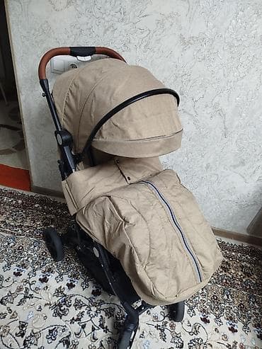 сайбекс коляски: Коляска, цвет - Коричневый, Б/у — 3