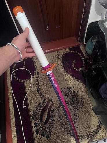 клинок рассекающий демонов резка: Аниме-меч (катана) с ножнами — декоративный/косплейный - — 3