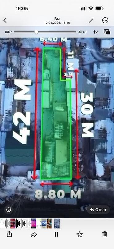 продажа участков кант: 4 соток, Для бизнеса, Красная книга, Тех паспорт — 1