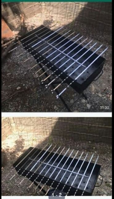 Мангал в аренду ижара на прокат в сутки 15 шт шампура и барбеку