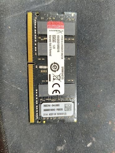 Модель: Kingston HyperX HX426S15IB2/16.Тип: DDR4 SODIMM.Объем: 16 ГБ at lalafo.kg Модель: Kingston HyperX HX426S15IB2/16.Тип: DDR4 SODIMM.Объем: 16 ГБ