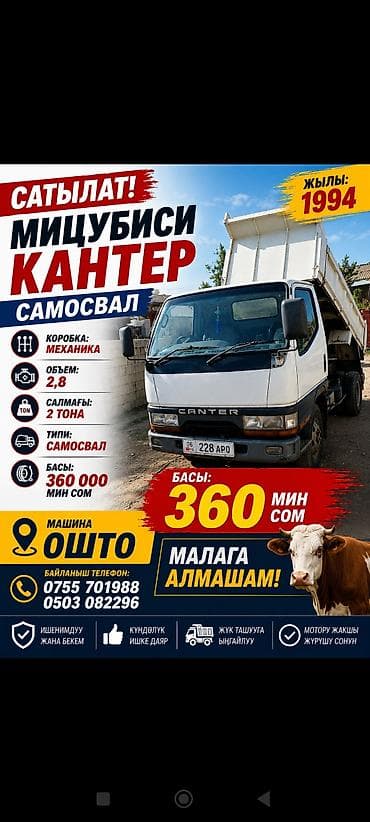 bwb e34: Mitsubishi Canter: 1994 г., 2.8 л, Механика, Дизель — 1