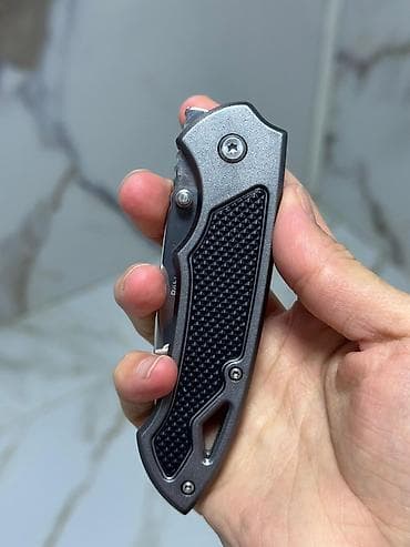 скотч с надписью: Складной нож EDC - Тип: карманный складной нож с осевым винтом и — 6