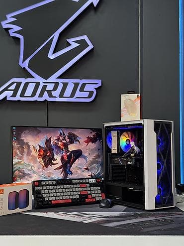 Компьютер, ОЗУ 16 ГБ, Игровой, Intel Xeon, AMD Radeon RX 5500 XTv, HDD + SSD