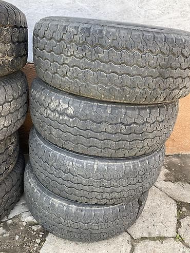 шины тико: Шины 235 / >80 / R 16, Б/у, Комплект, Внедорожные (АТ/МТ), Dunlop — 2