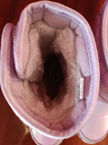 обувь зимний: Детские зимние дутики ERKE - Цвет: перламутрово‑розовый с лёгким — 5