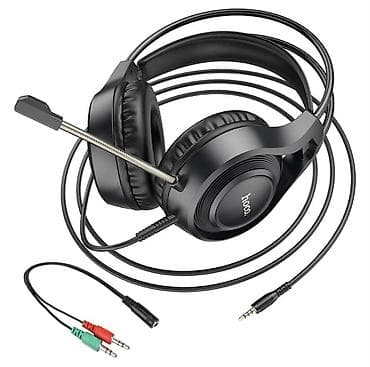 gaming: Проводные гарнитуры, Hoco, Новый, цвет - Черный — 6