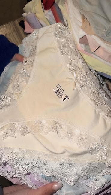 ич кийим: Трусылар, Бикини, Гүлдүү тор менен, Пахта, Туркия — 3