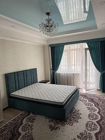 osh flat: 2 комнаты, Джал мкр (в т.ч. Верхний, Нижний, Средний) Собственник, Без животных, от 6 месяцев, от 1 года, С мебелью полностью — 2