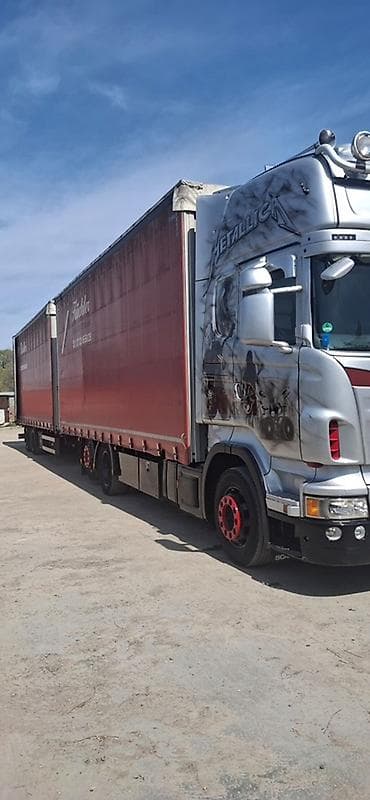 120куб: Тягач, Scania, 2013 г., Тентованный — 2