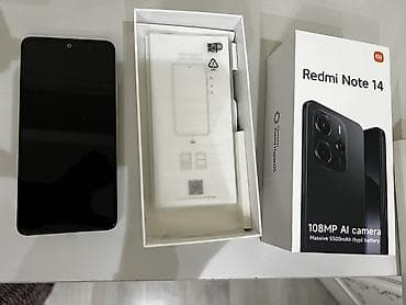Техника и электроника: Redmi, Redmi Note 14, Б/у, 128 ГБ, цвет - Зеленый, 2 SIM — 3