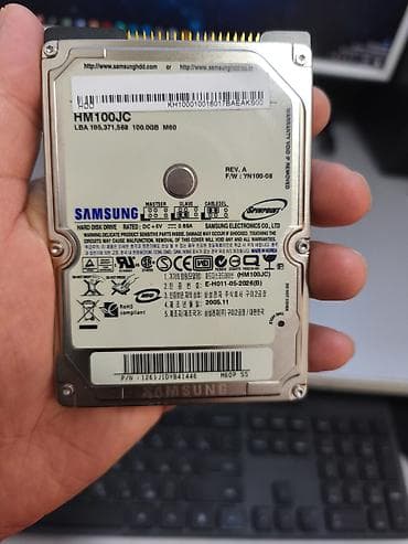 ПК үчүн маалымат алып жүрүүчү, Колдонулган, Samsung, HDD, 128 ГБга чейин, 2.5" — 3
