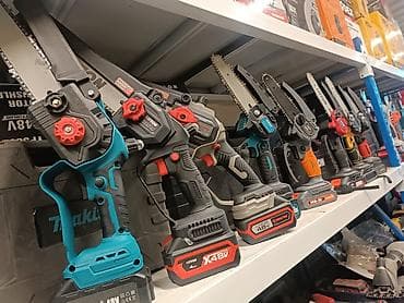 мини вата: Мини-пила Новый, Аккумуляторная, Makita, Цепная — 5