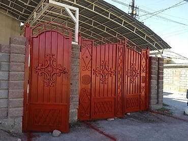 Распашные ворота: Покраска ворот контейнера навес.ангар.помешение.и.т.д. - Изготовление — 4