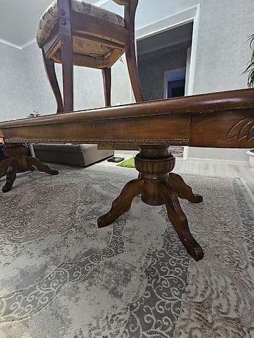 кровать мебель: Стол и стул для зала, цвет - Коричневый — 1