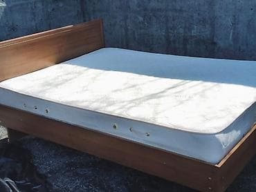 двух спальное кровать: Двуспальная кровать, С матрасом, длина - 1 см — 1