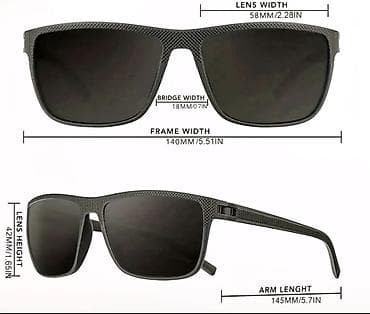Солнцезащитные очки очки, Унисекс, Прямоугольные, Линзы поляризованные, Новый — 2