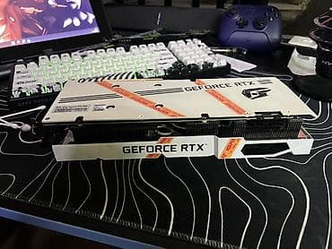 Комплектующие для ПК: Видеокарта для ПК, Б/у, GeForce RTX, 12 ГБ — 4