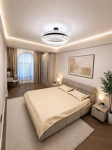 osh flat: 2 комнаты, 63 м², Асанбай мкр Элитка, 14 этаж, Дизайнерский ремонт — 6